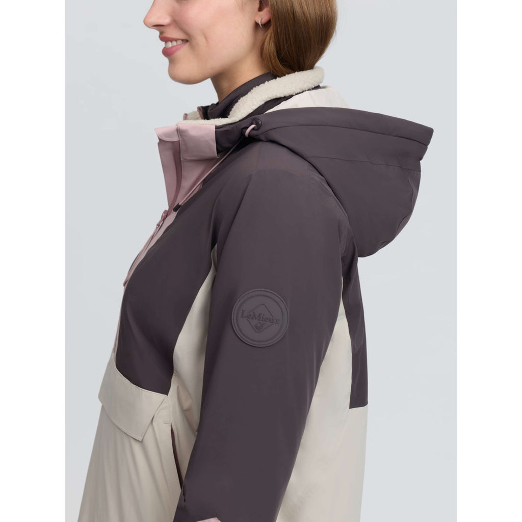 LeMieux Jas Phoebe Half Zip Waterproof Anorak Wild Rose