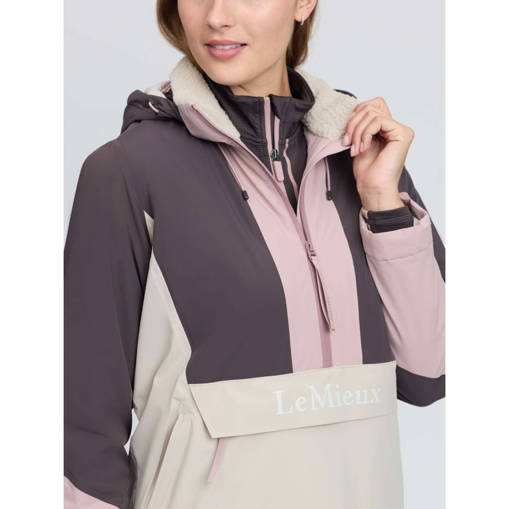 LeMieux Jas Phoebe Half Zip Waterproof Anorak Wild Rose