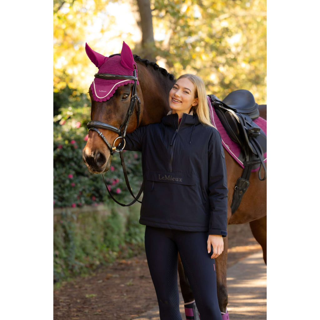LeMieux Jas Phoebe Half Zip Waterproof Anorak Navy