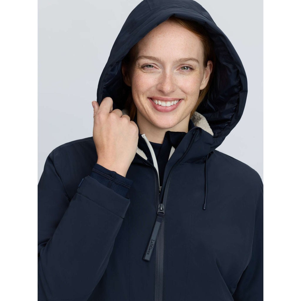 LeMieux Jas Phoebe Half Zip Waterproof Anorak Navy
