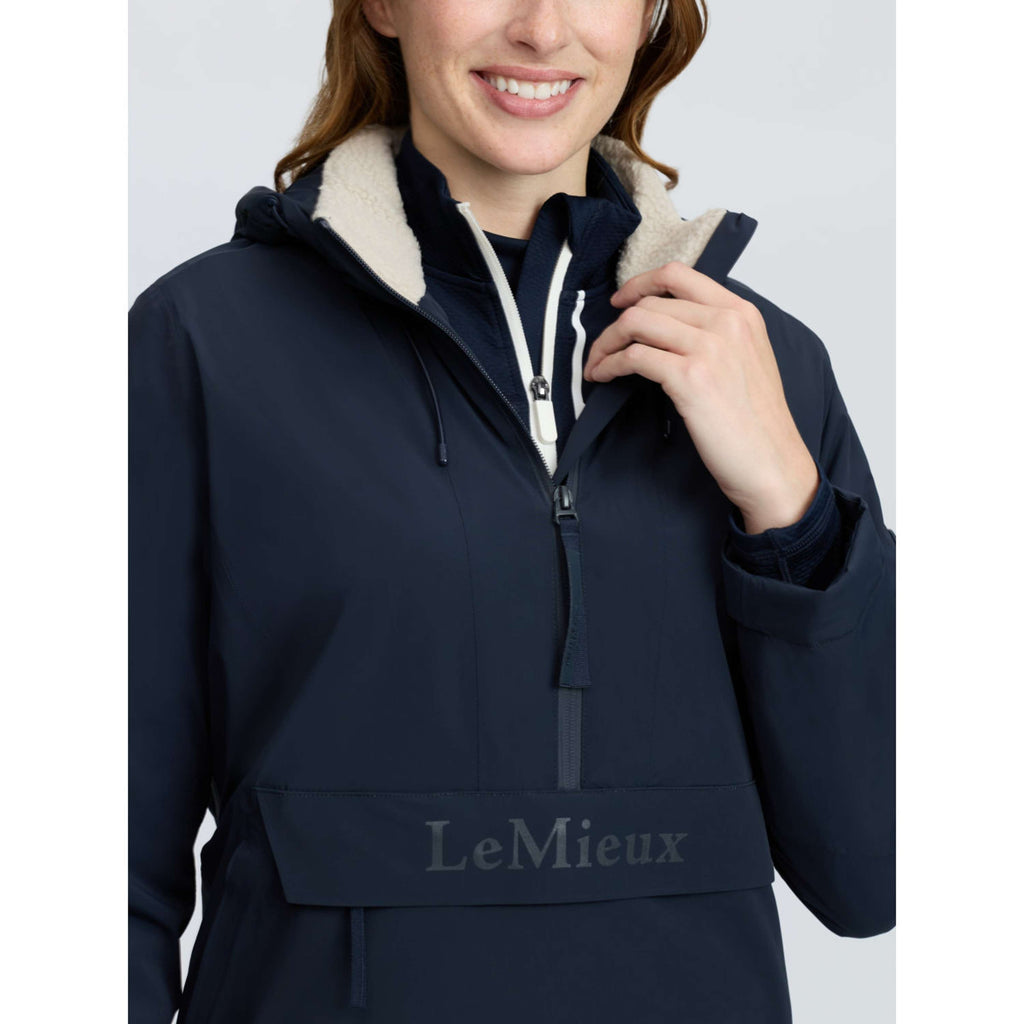 LeMieux Jas Phoebe Half Zip Waterproof Anorak Navy