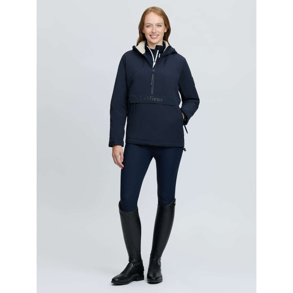 LeMieux Jas Phoebe Half Zip Waterproof Anorak Navy