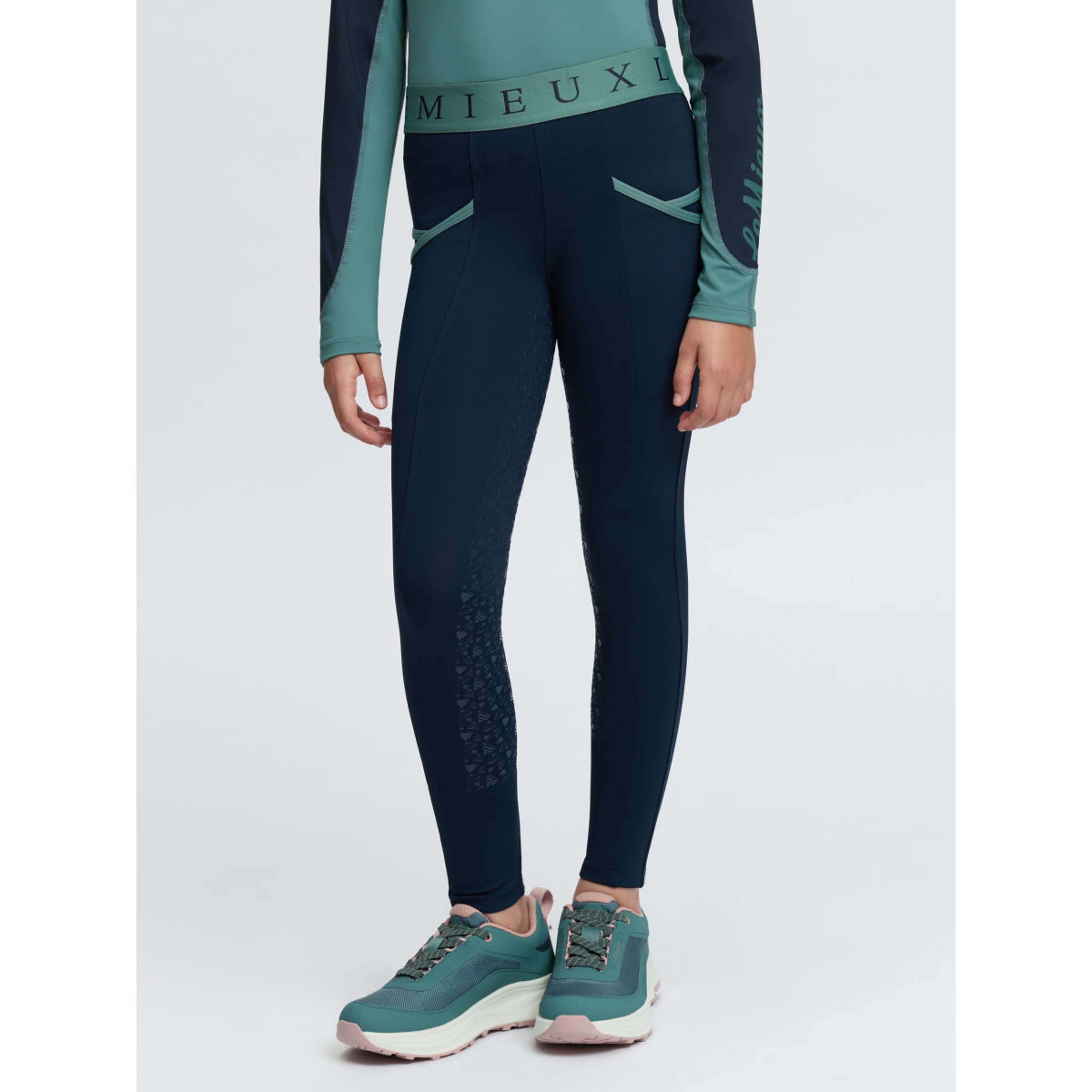 LeMieux Rijlegging Kids Full Grip Navy/Aloe