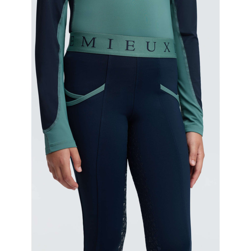 LeMieux Rijlegging Kids Full Grip Navy/Aloe
