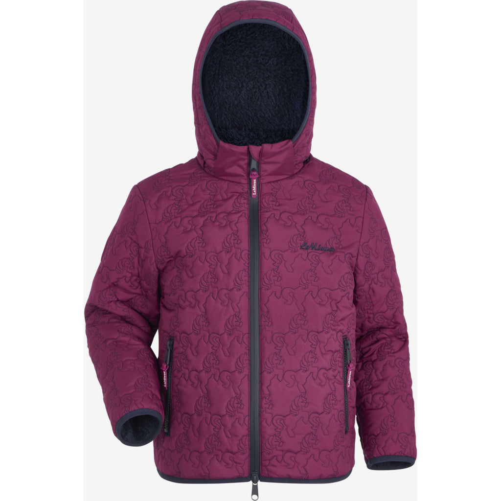 LeMieux Jas Lola Quilted Kids Blackberry