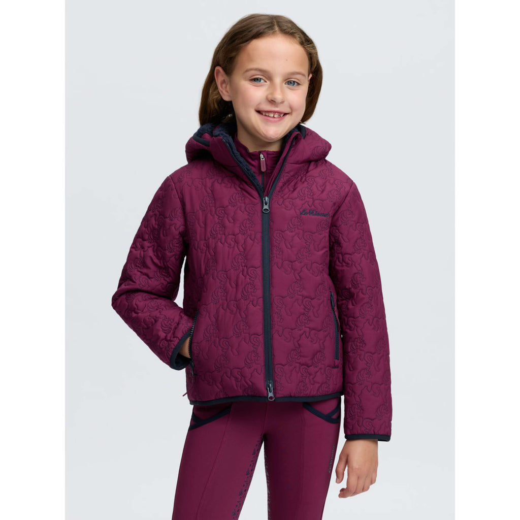 LeMieux Jas Lola Quilted Kids Blackberry