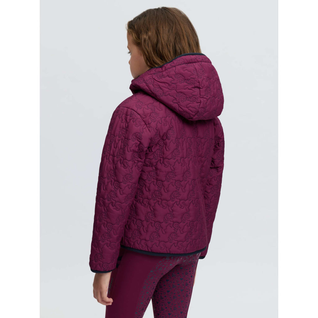LeMieux Jas Lola Quilted Kids Blackberry