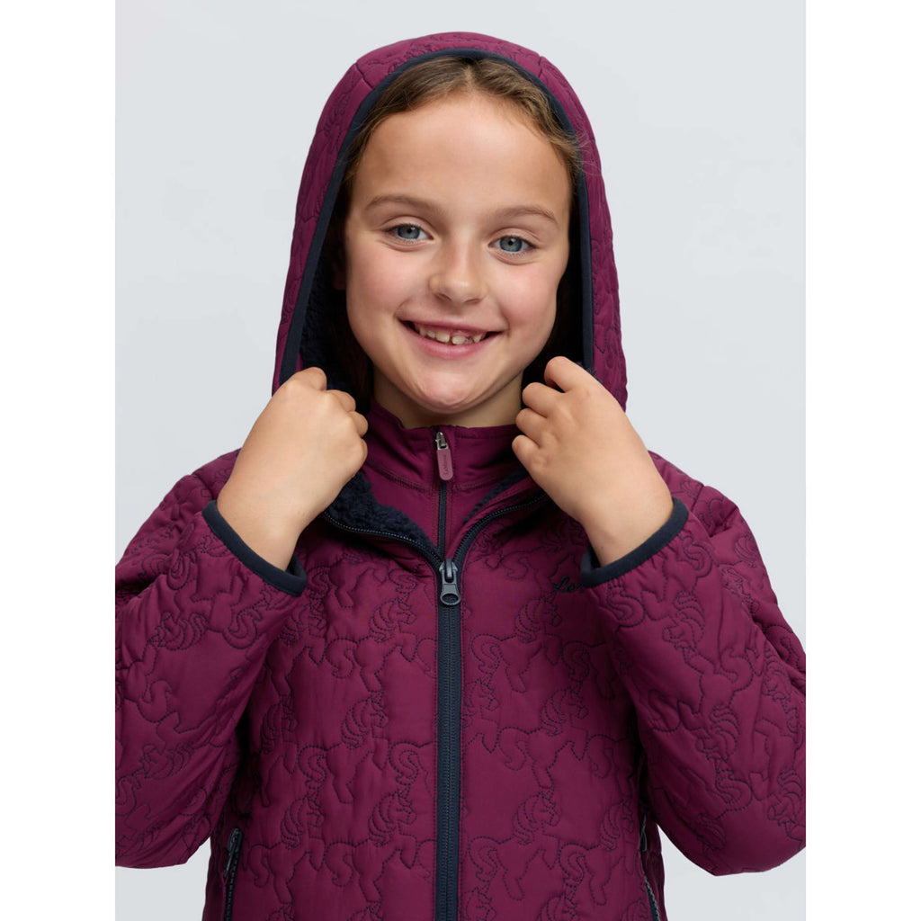 LeMieux Jas Lola Quilted Kids Blackberry