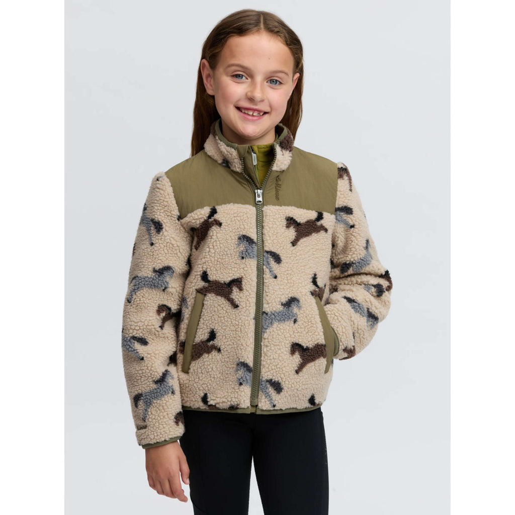 LeMieux Vest Theo Pony Fleece Kids Willow Green