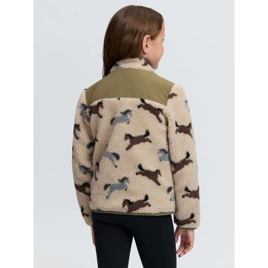 LeMieux Vest Theo Pony Fleece Kids Willow Green