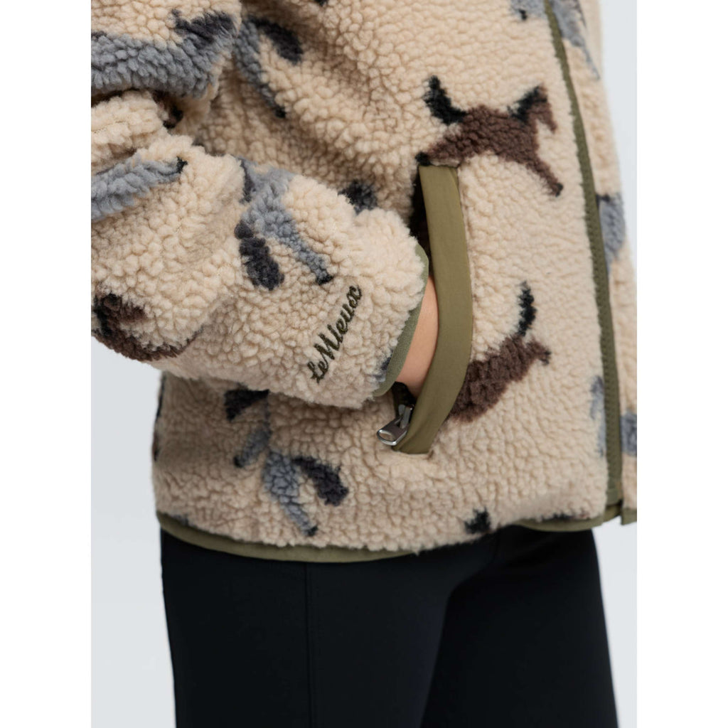LeMieux Vest Theo Pony Fleece Kids Willow Green