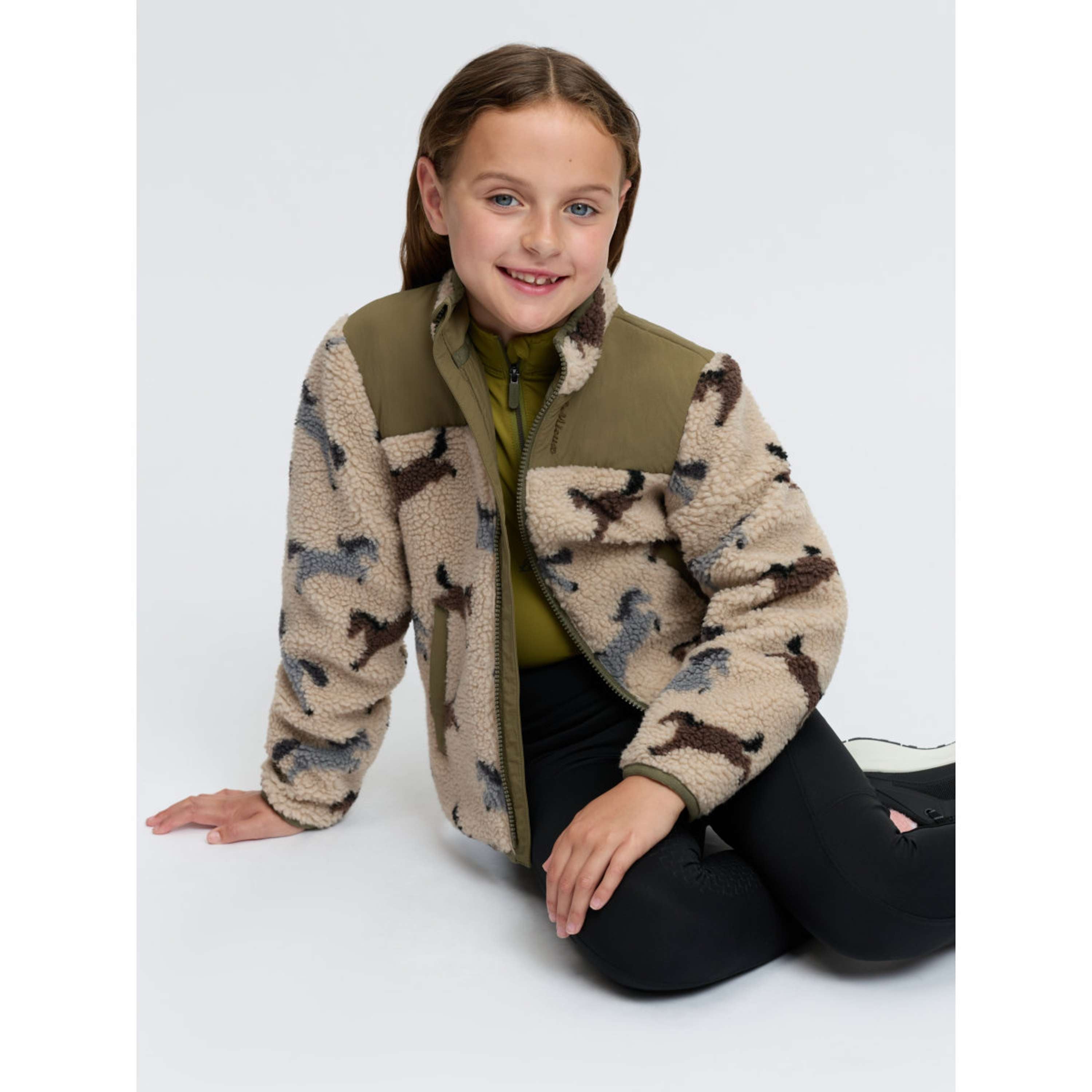 LeMieux Vest Theo Pony Fleece Kids Willow Green