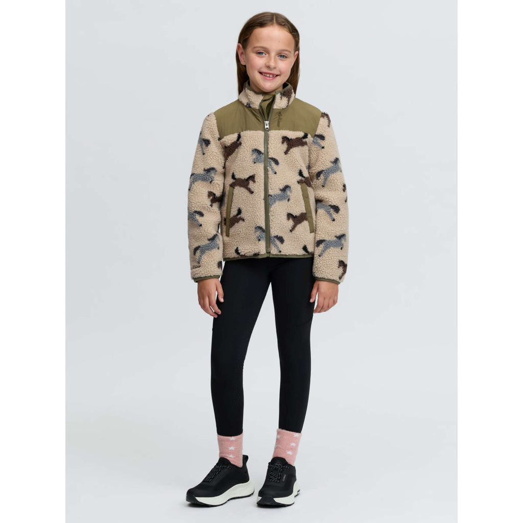 LeMieux Vest Theo Pony Fleece Kids Willow Green