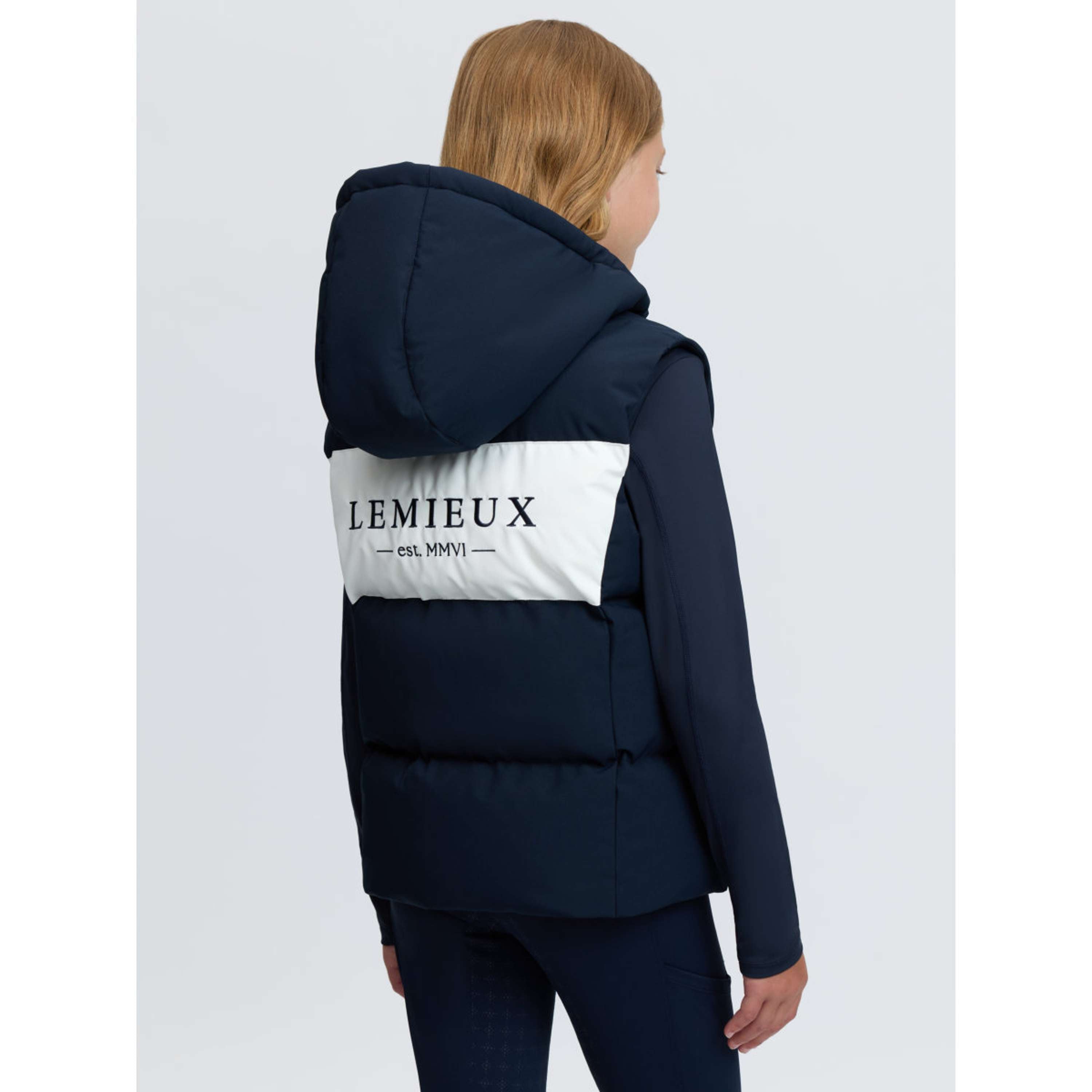 LeMieux Bodywarmer Joey Hooded Kids Navy