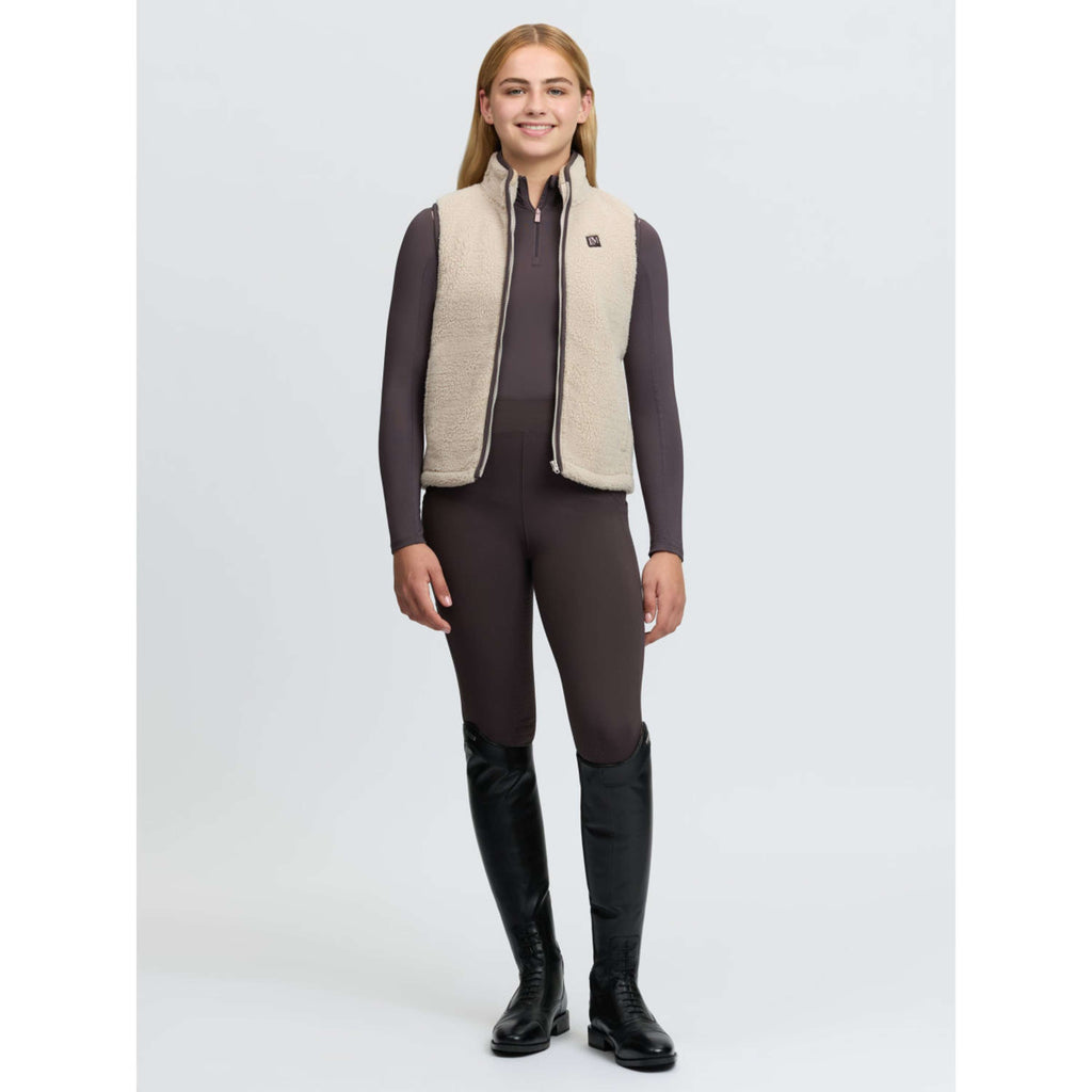 LeMieux Bodywarmer Trinity Teddy Kids Stone