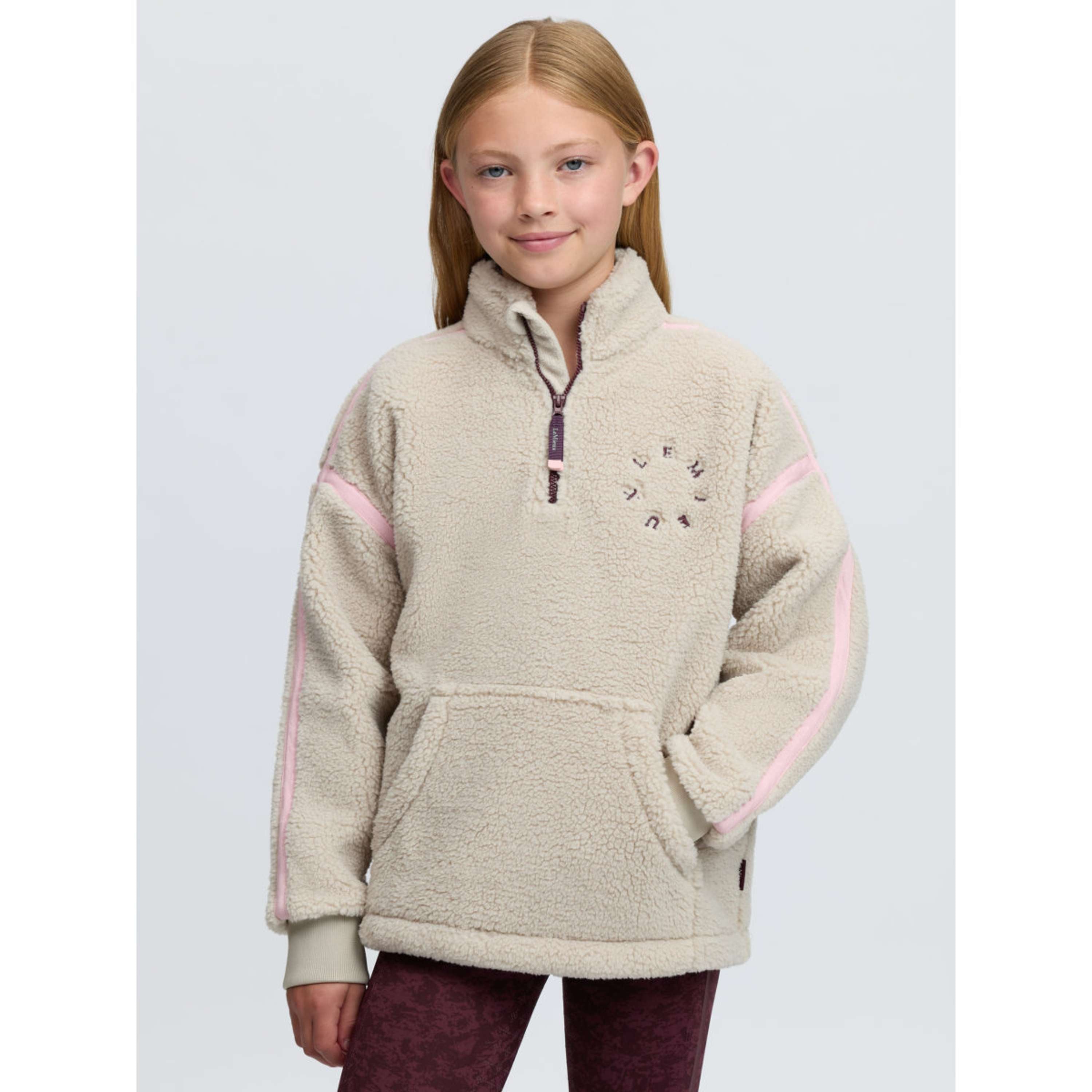 LeMieux Trui Jody Teddy Fleece Kids Stone