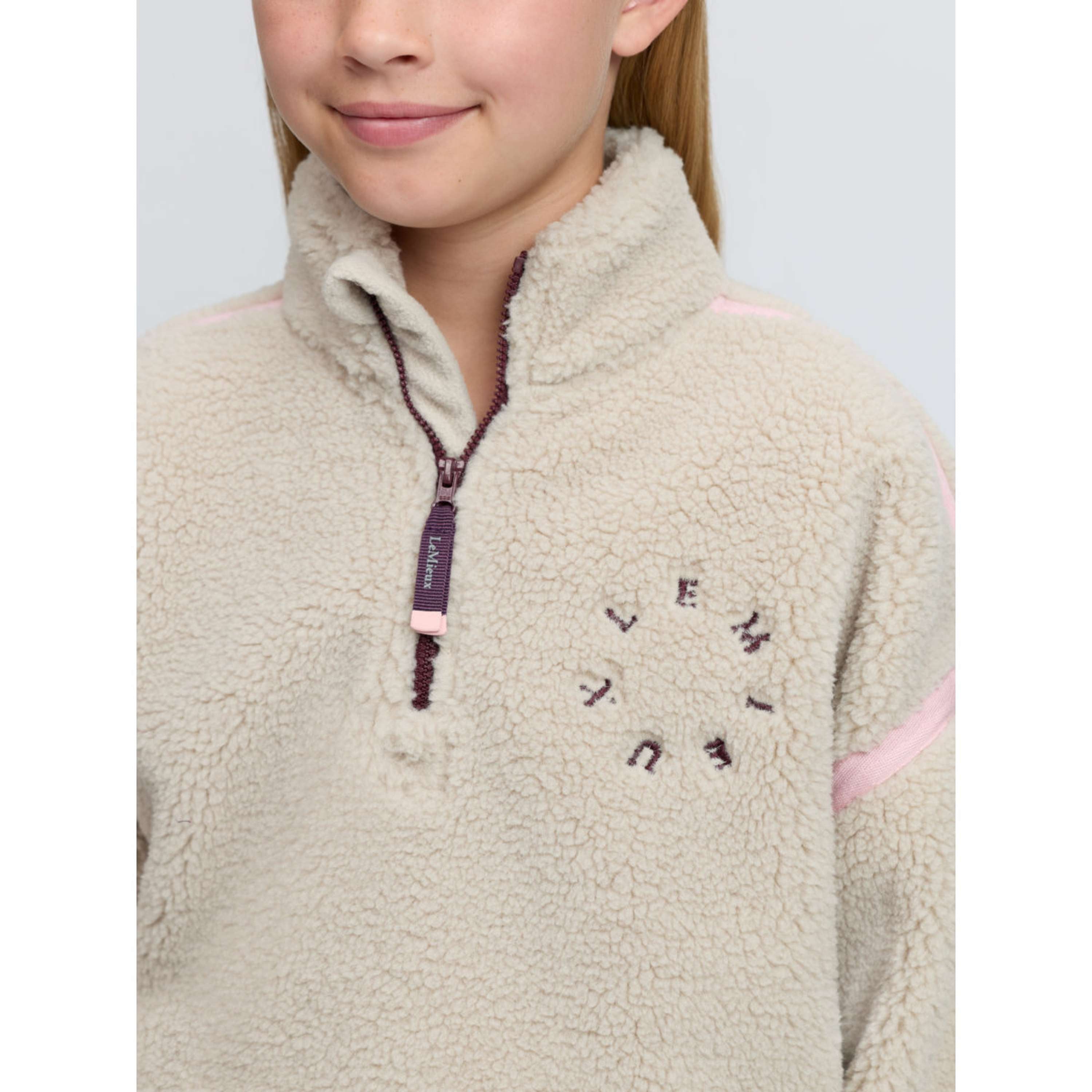 LeMieux Trui Jody Teddy Fleece Kids Stone