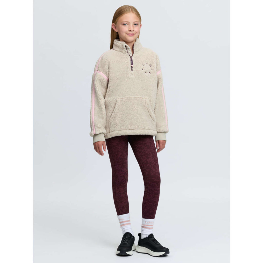 LeMieux Trui Jody Teddy Fleece Kids Stone