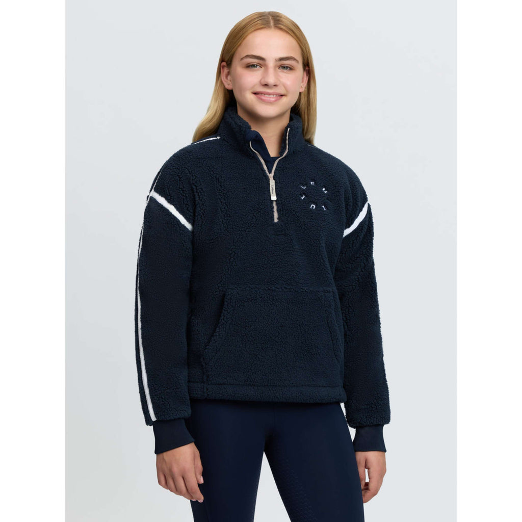 LeMieux Trui Jody Teddy Fleece Kids Navy