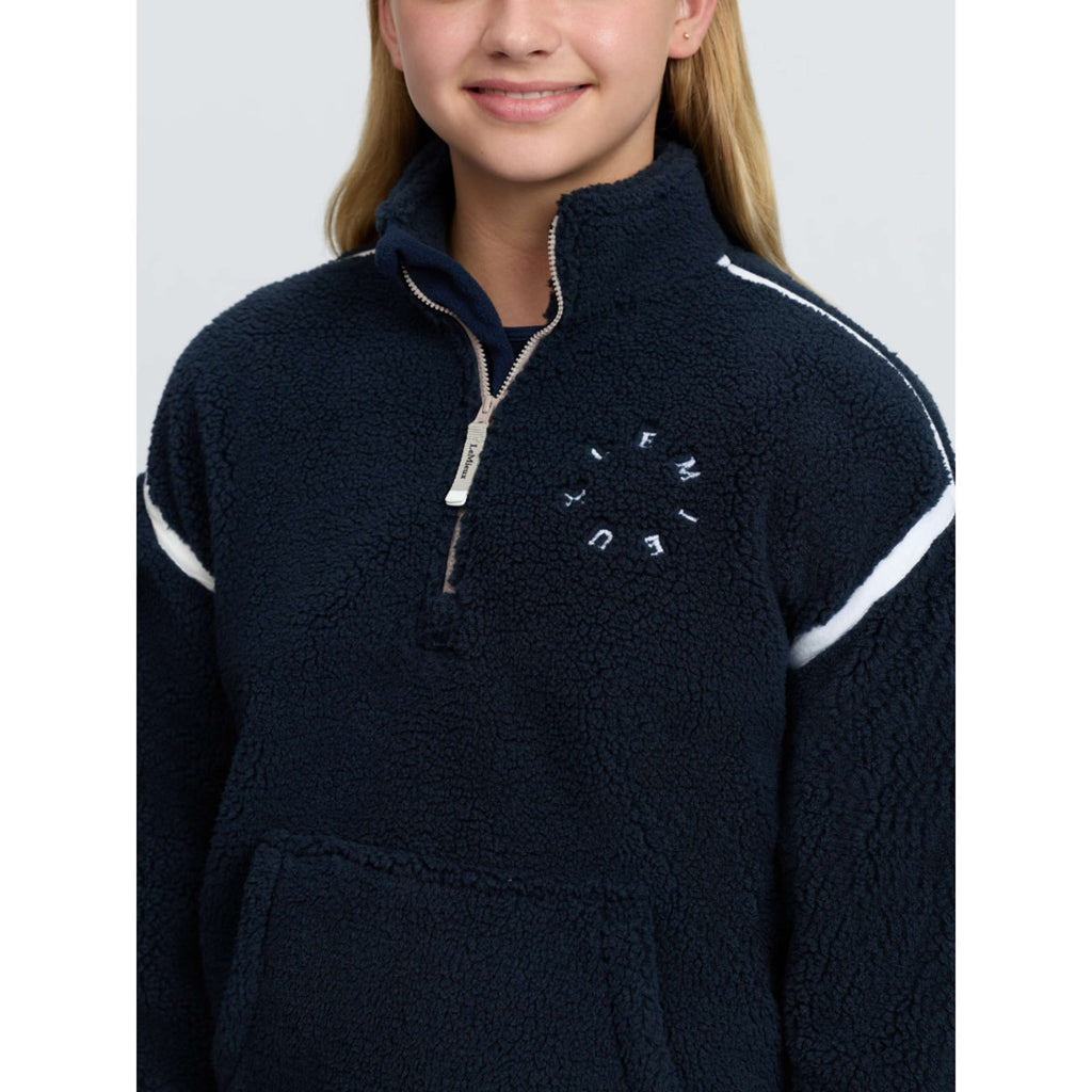 LeMieux Trui Jody Teddy Fleece Kids Navy