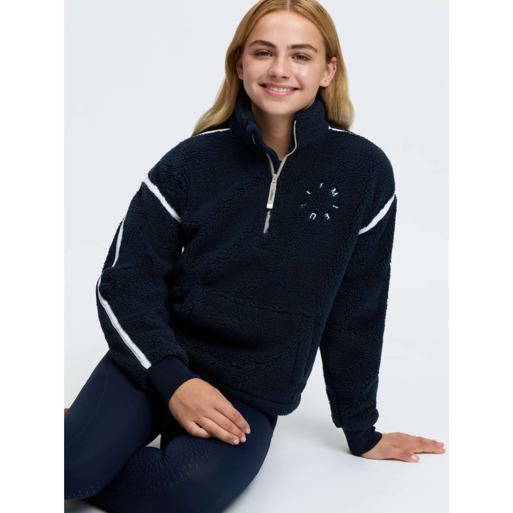 LeMieux Trui Jody Teddy Fleece Kids Navy
