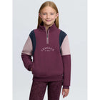 LeMieux Trui Viola Quarter Zip Kids Bramble