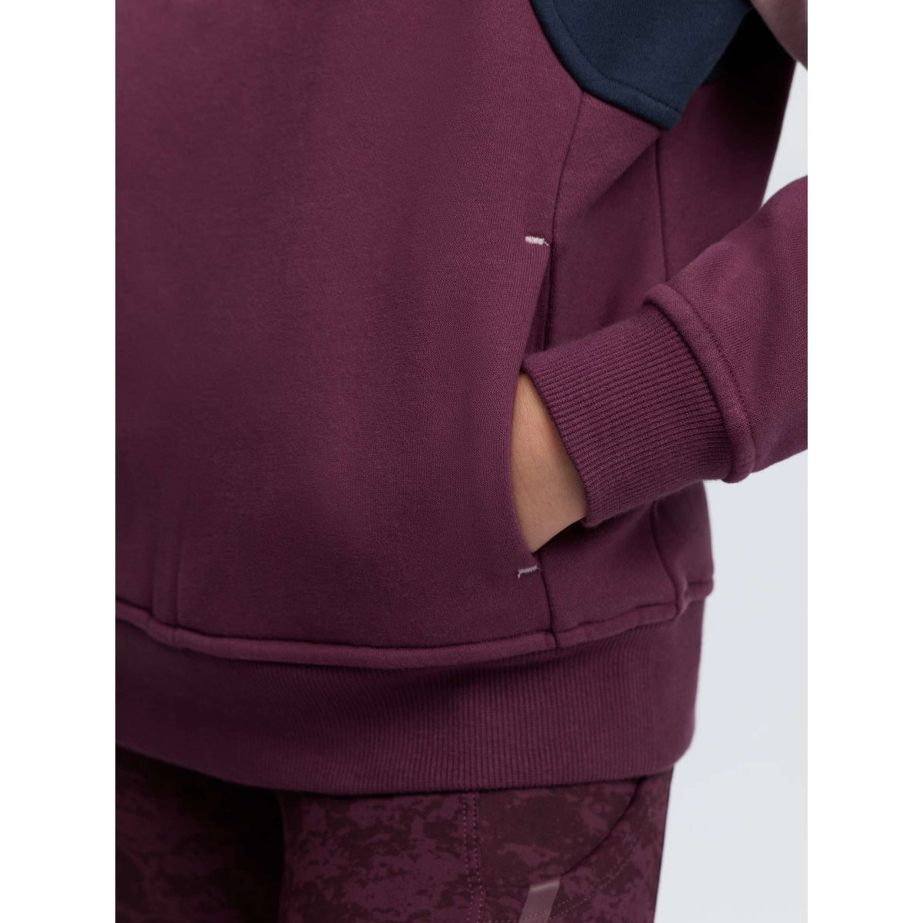 LeMieux Trui Viola Quarter Zip Kids Bramble
