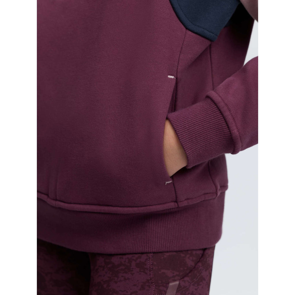 LeMieux Trui Viola Quarter Zip Kids Bramble