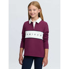 LeMieux Shirt Riley Rugby Kids Lange Mouwen Blackberry