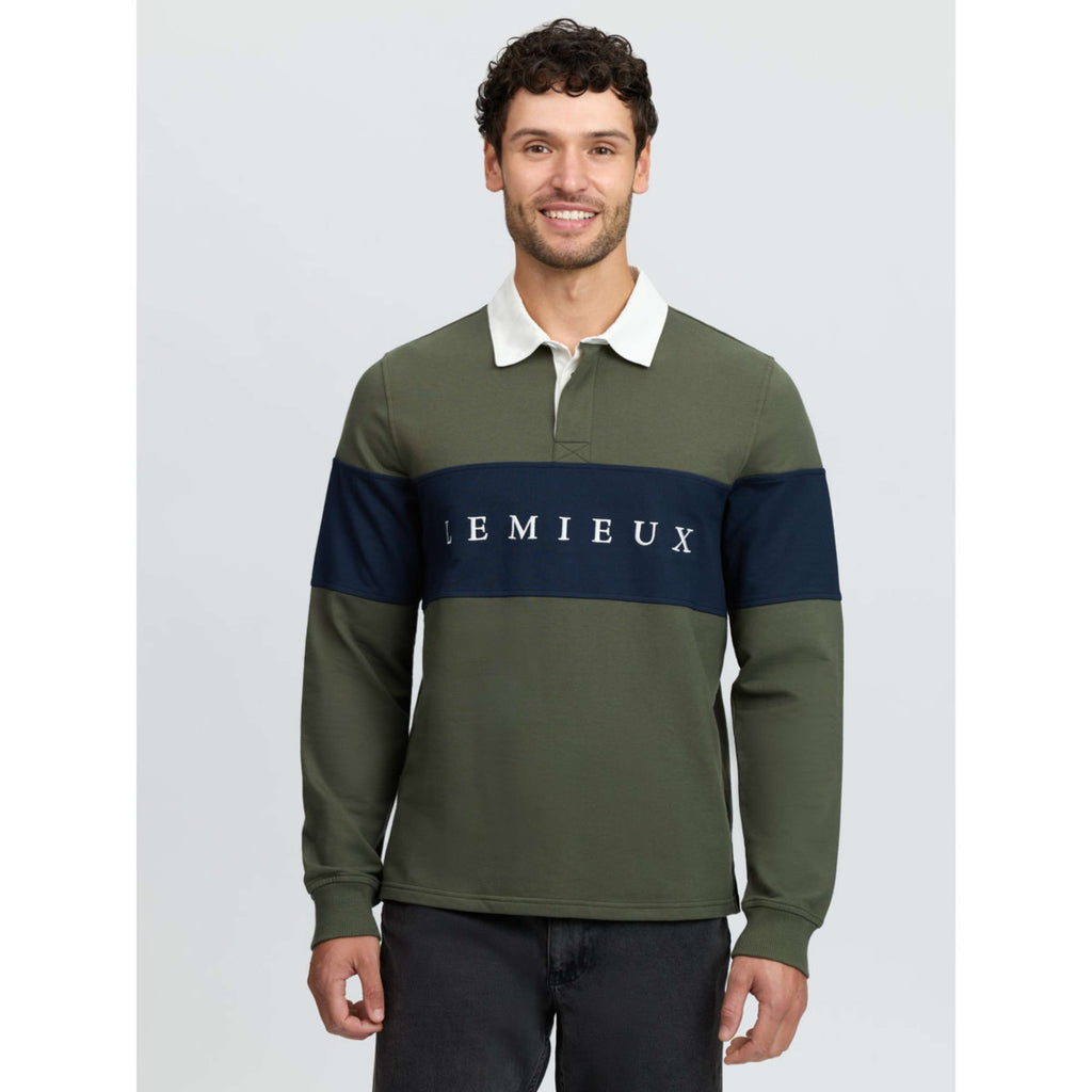 LeMieux Shirt Rugby Heren Olive