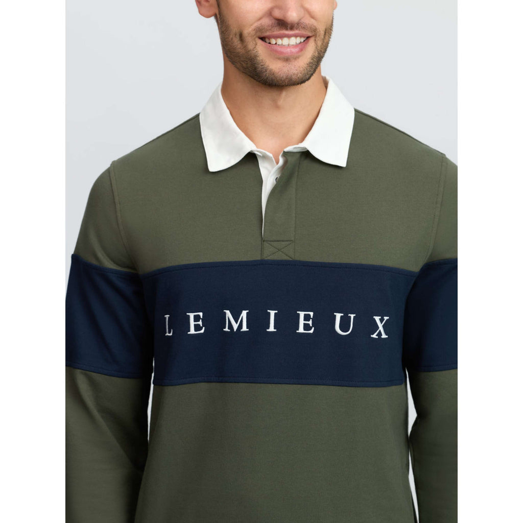 LeMieux Shirt Rugby Heren Olive