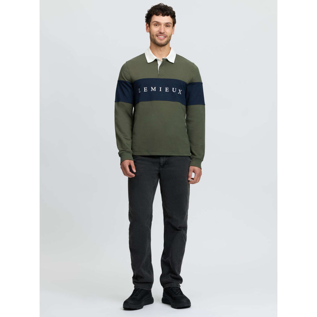 LeMieux Shirt Rugby Heren Olive
