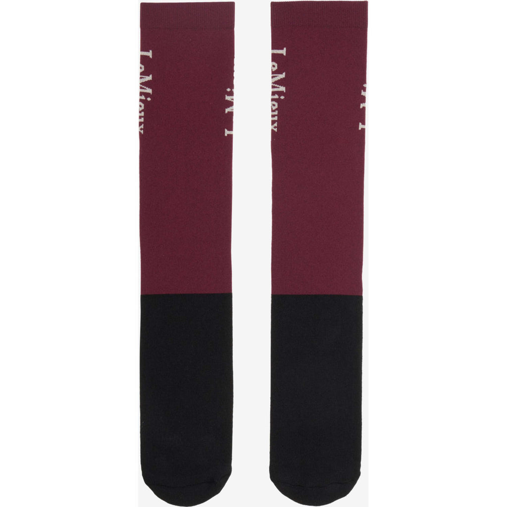 LeMieux Rijsokken Competition 2-pack Blackberry