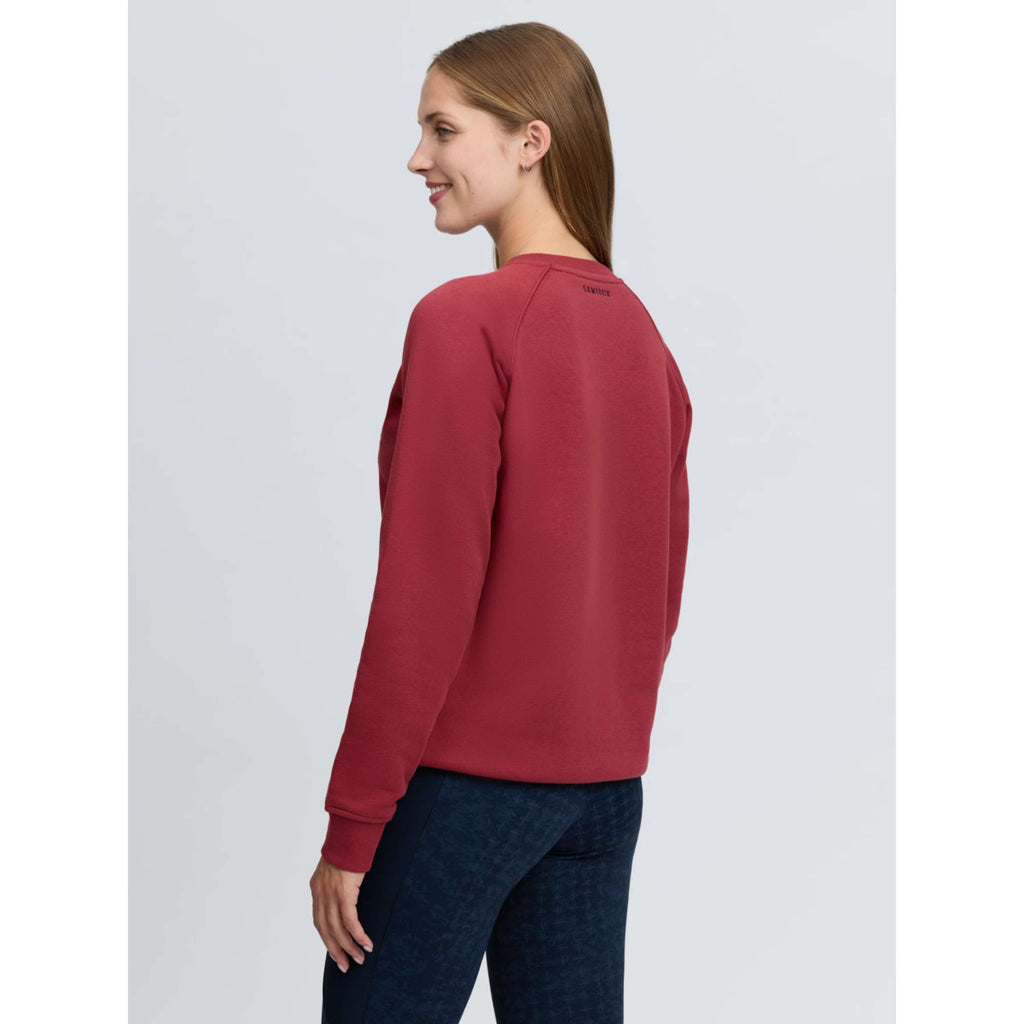 LeMieux Trui Vida Varsity Crew Neck Russet