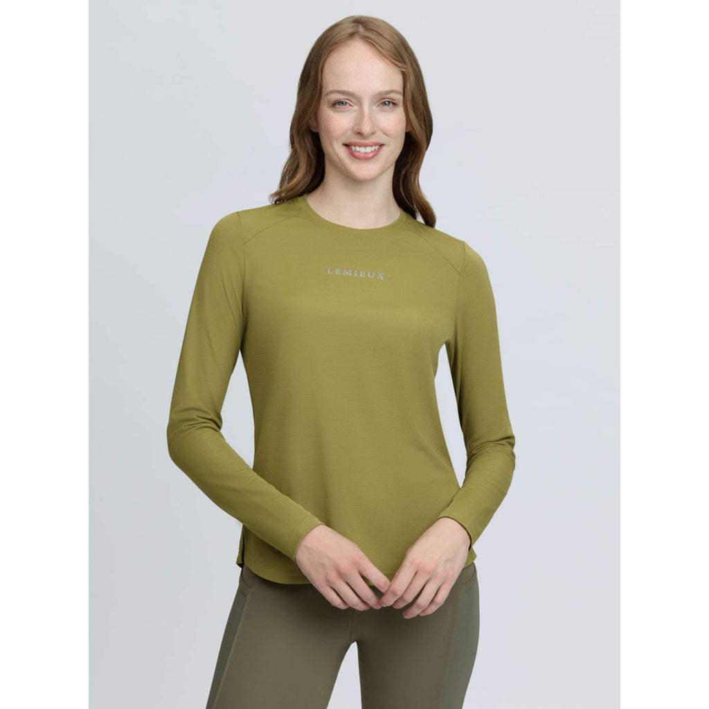 LeMieux Baselayer Sports Tee Lange Mouwen Gooseberry