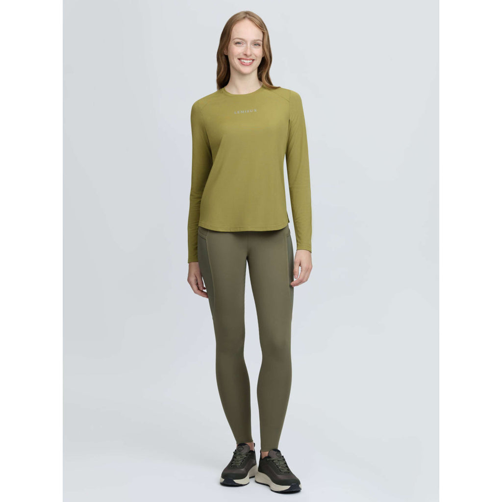 LeMieux Baselayer Sports Tee Lange Mouwen Gooseberry