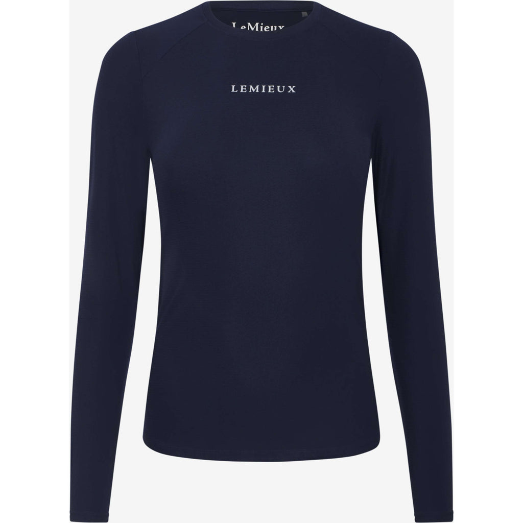 LeMieux Baselayer Sports Tee Lange Mouwen Navy