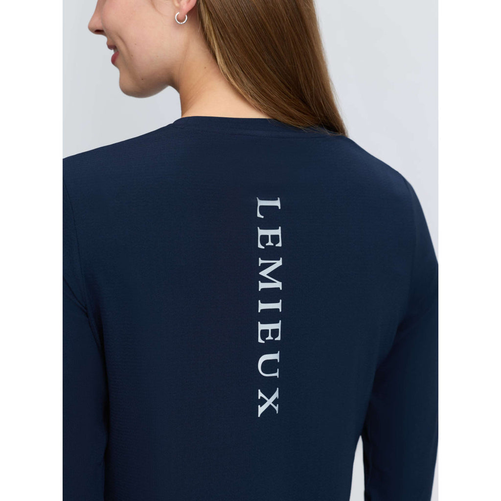 LeMieux Baselayer Sports Tee Lange Mouwen Navy