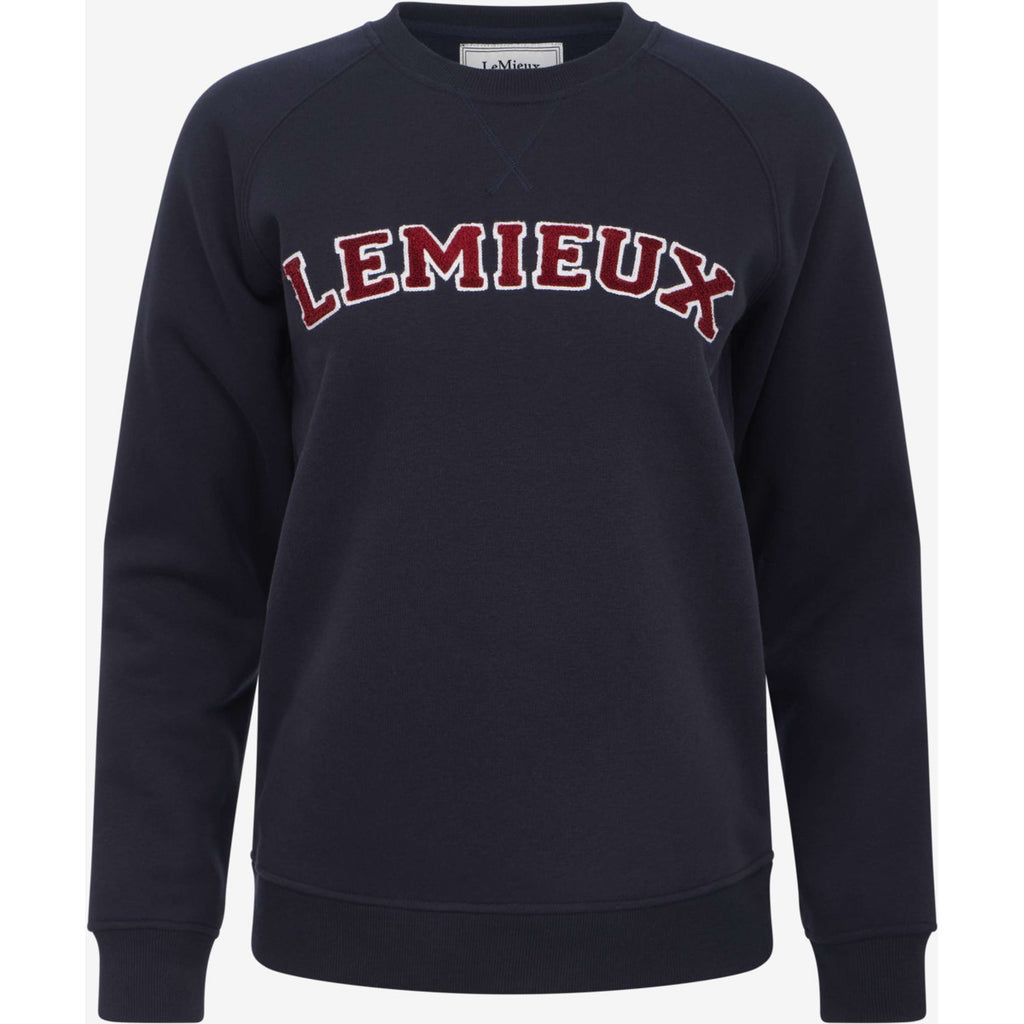 LeMieux Trui Vida Varsity Crew Neck Navy