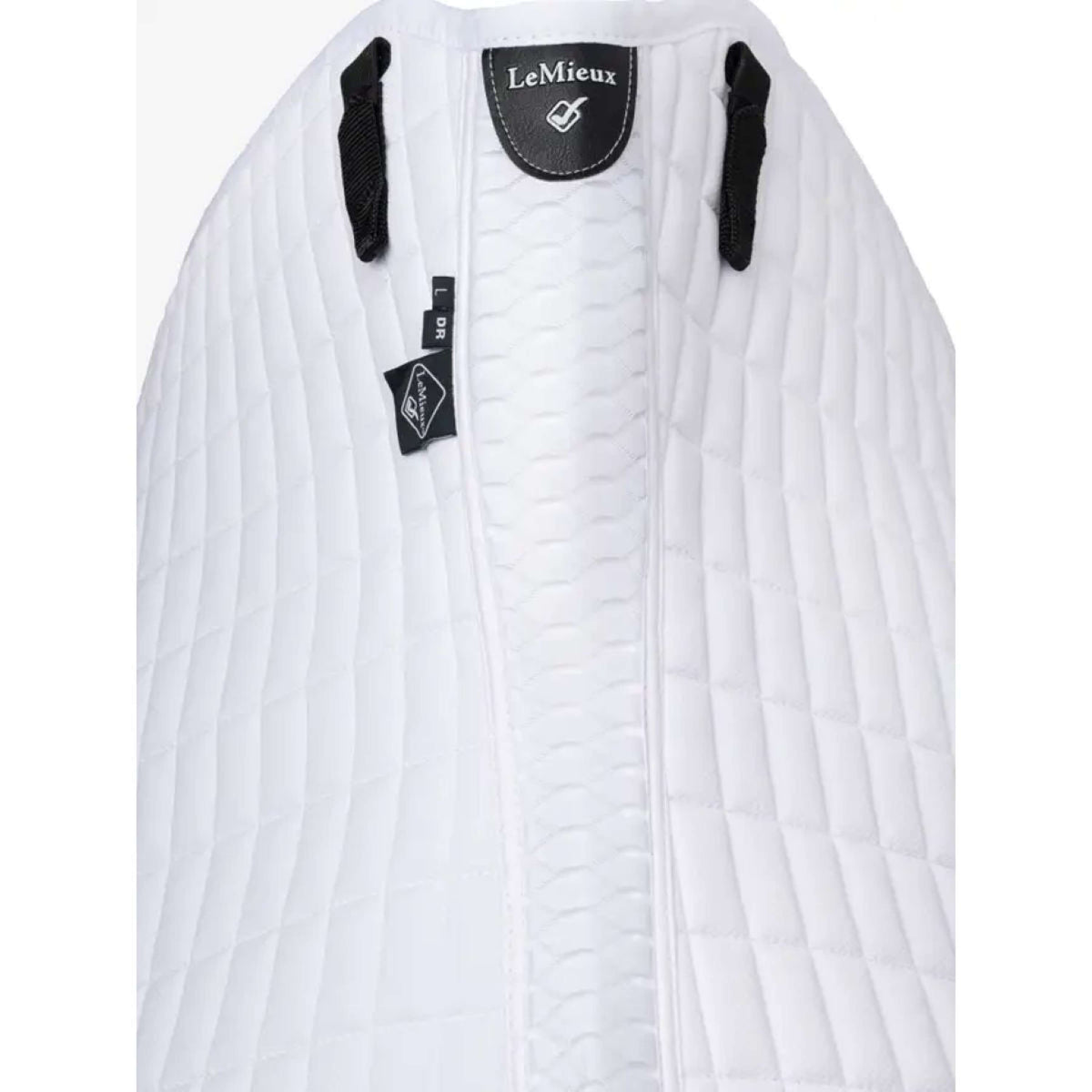 LeMieux Zadeldekje Self-Cool Square Arctic Dressuur Wit