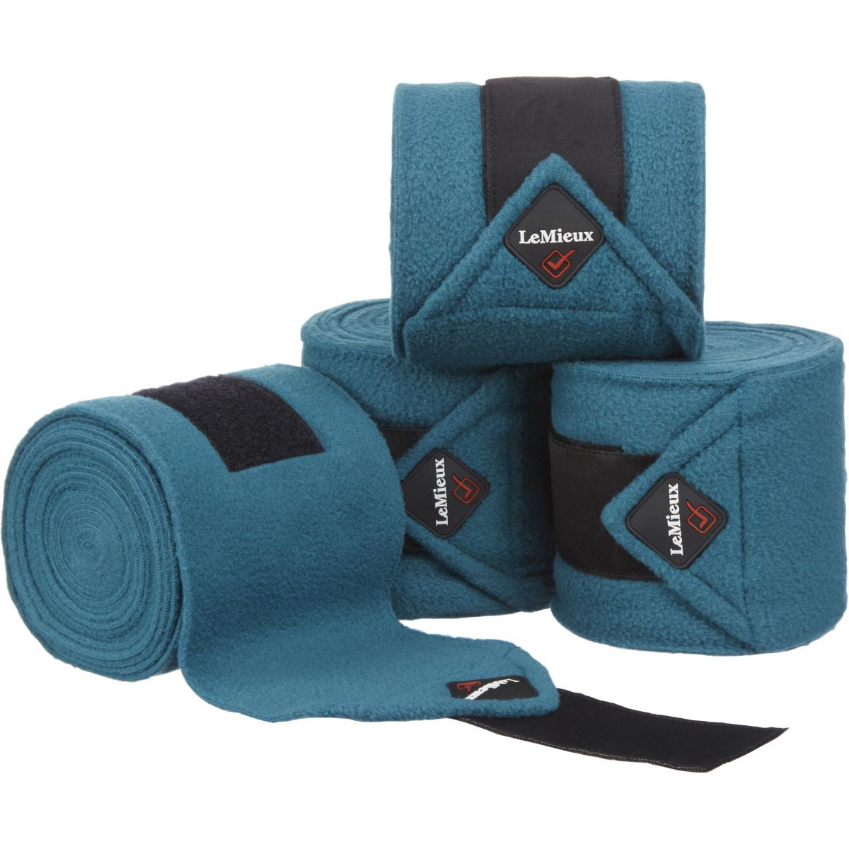 LeMieux Bandages Luxury Polo Set van 4 Peacock Green