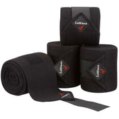 LeMieux Bandages Luxury Polo Set van 4 Zwart/Zwart