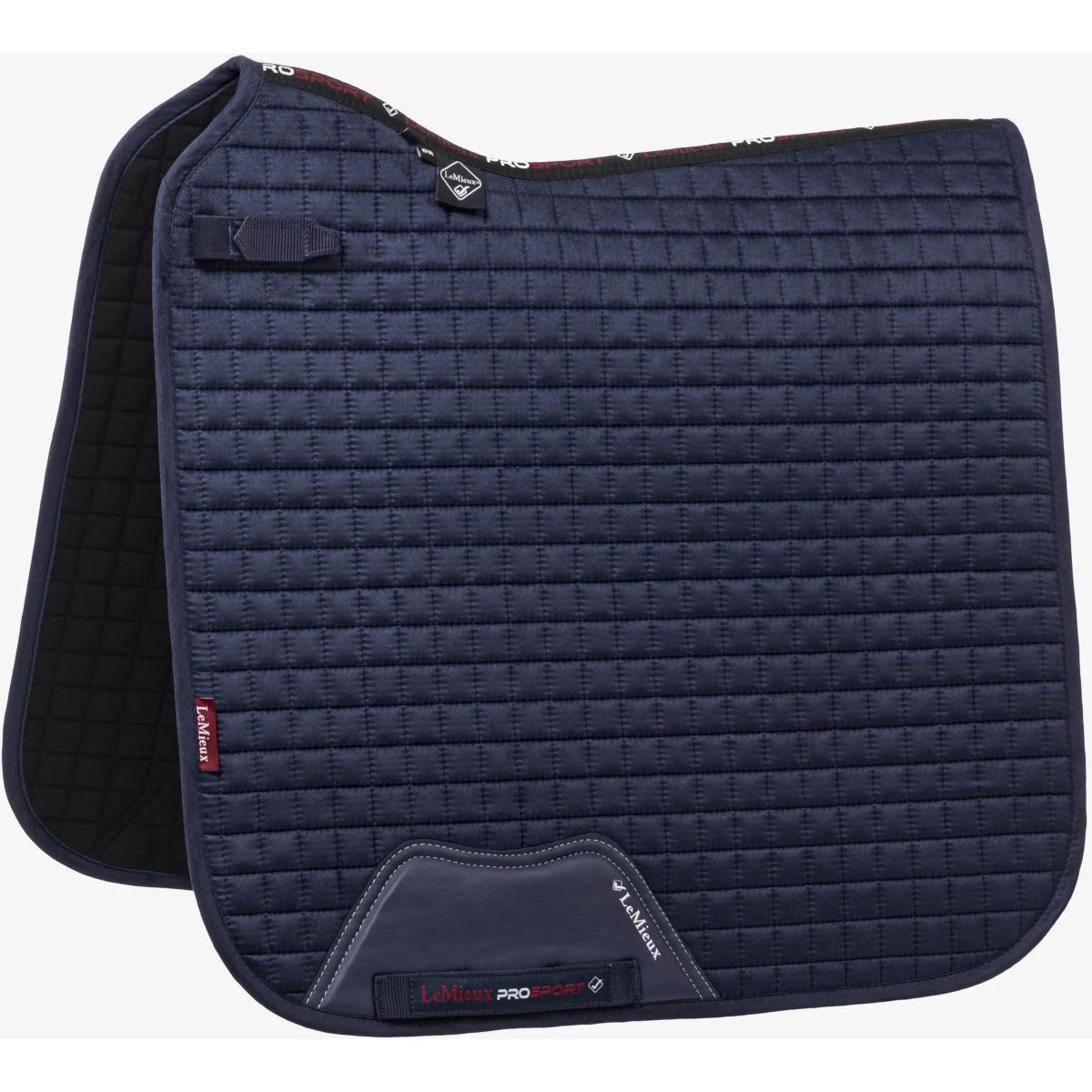 LeMieux Zadeldekje Luxury Square Dressuur Navy