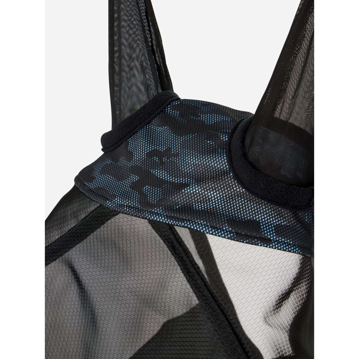 LeMieux Vliegenmasker Half Visor-Tek Camo Blauw