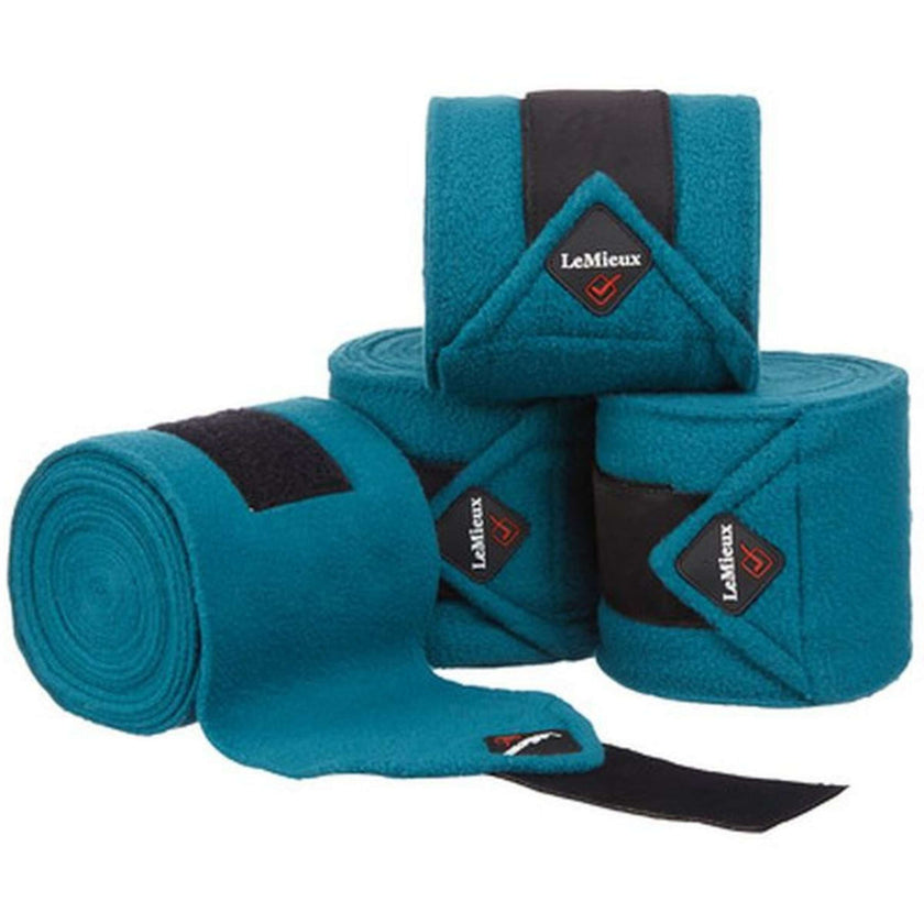 LeMieux Bandages Luxury Polo Set van 4 Peacock Groen