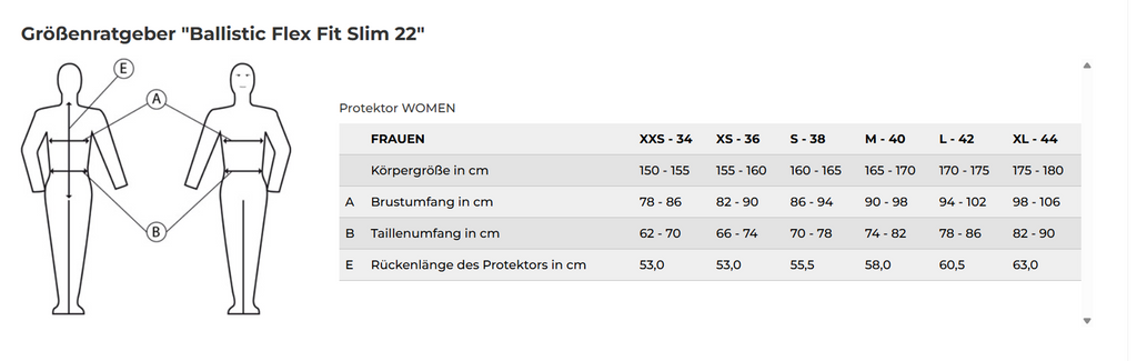 Komperdell Rugprotector Flexfit Slim Zwart/Bordeaux