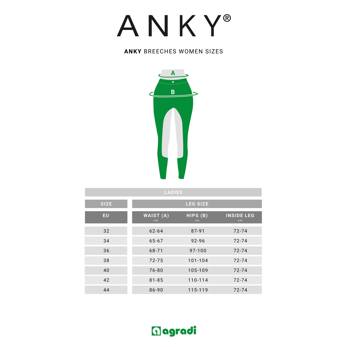 Anky Tregging Luxury Silicone Zit Donkergrijs