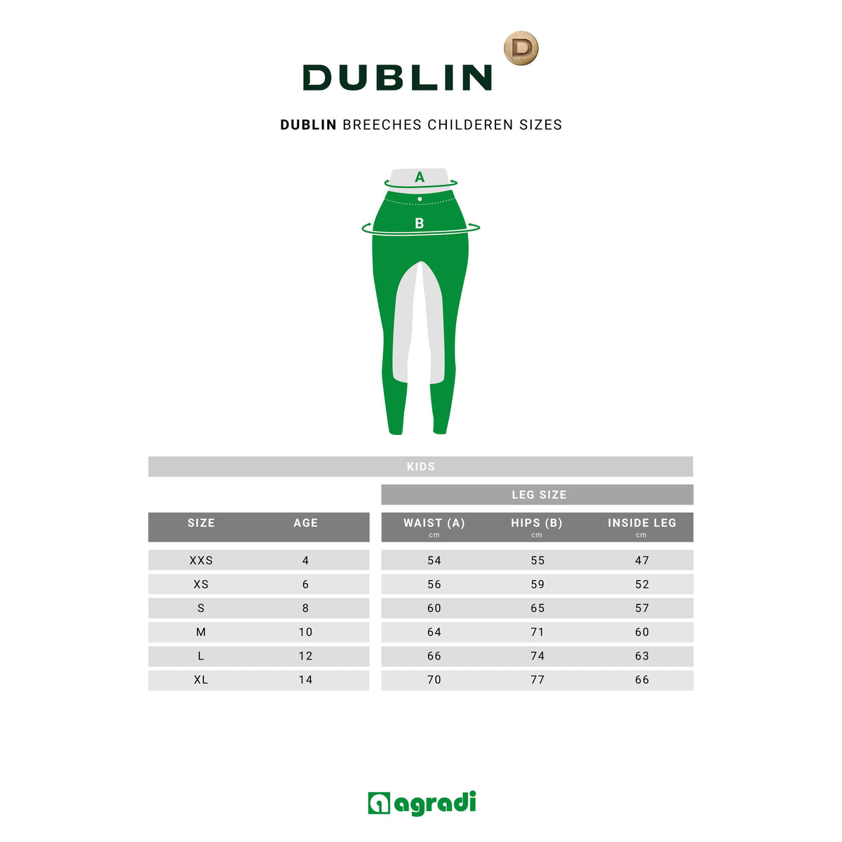 Dublin Rijlegging Kidss Performance Flex Knee Patch Zwart