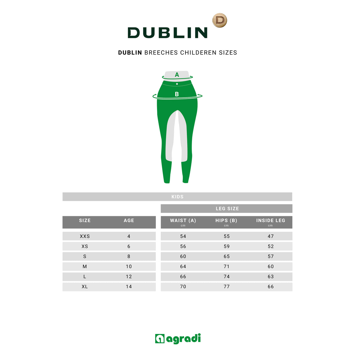 Dublin Rijlegging Kidss Performance Flex Knee Patch Zwart