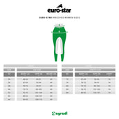 Euro-Star Rijbroek Arista Fabric Knee Titanium